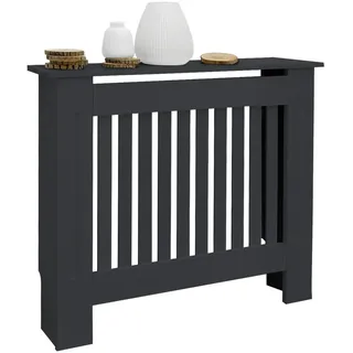 ML-Design Heizkörperverkleidung Landhausstil 78x19x82 cm Anthrazit MDF lackiert