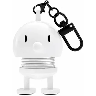 Hoptimist Dekofigur Bag charm white 5,9cm bunt|weiß