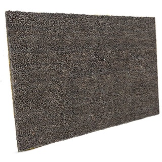 Fußmatte »Fussmatte aus Kokos für die Haustür«, Entrando, rechteckig, Höhe: 17 mm, für Aussen, Rutschfest, Wetterfest grau 50 cm x 80 cm x 17 mm