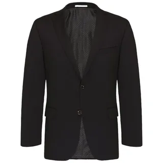 CARL GROSS Regular Fit 2-Knopf-Sakko aus Schurwolle Modell 'STEVEN', Black, 25