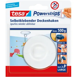 Tesa Garderobenhaken  Weiß
