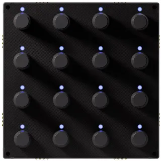 intech studio Grid Series 3 - EN16 Detent (Controller), MIDI Controller, Schwarz