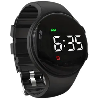 e-vibra Vibrationsalarm Erinnerung Uhr Silent Wake Up Uhr - mit Multi-Alarmen und Schloss (schwarz), RL16