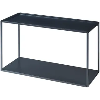 [en.casa] Wandregal Notodden 60x25x35cm Schwarz