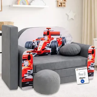 millybo Kindersofa Kinder Couch mit Schlaffunktion ausklappbar 3in1 Kinder Sofa Spielsofa mit Bettfunktion Mädchen Jungen Sitzsack Minisofa Schlafsofa Kinderzimmer Schlafsessel (A22)