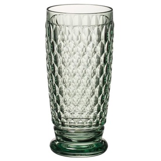 Villeroy und Boch Boston coloured Longdrink-Glas Green, Kristallglas, Grun, 162mm
