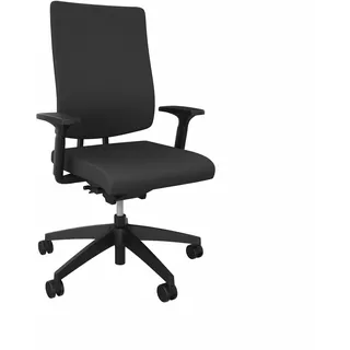 Sedus black dot air Bürostuhl mit Membran Rückenlehne | bd-125 - Schwarz (103) / Schwarz (M8L) / Era Forward schwarz (CSE14)