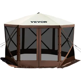 Vevor Pavillon-Zelt 3,6 x 3,6 m inkl. 6 Seitenteile
