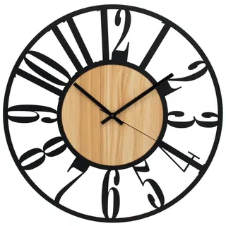 wall-art Industrielle Wanduhr 50,0 cm 50 beige