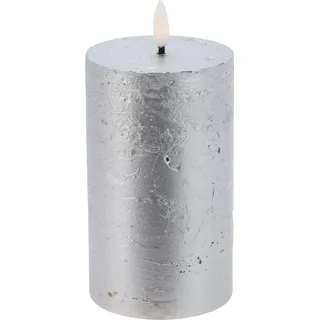 Kerze LED SILVER (DH 7.50x15 cm) - DH 7.50x15 cm