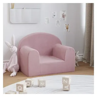 vidaXL Kindersofa Rosa Weich Plüsch