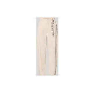 Hose mit Tuch Modell 'ORELIE', Ecru, 42