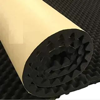 GONMDOPY Extra Große Selbstklebende Akustikplatte (50 X 500 Cm) – Professioneller Schallschutzschaum Für Studios – Geräuschabsorbierende Wandabdeckungt Hoher Dichte/50X200Cm