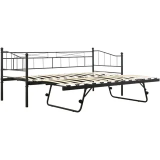 [en.casa] Skutskär 90 x 200 cm Schwarz