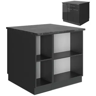 Vicco Kochinsel Fame-Line 90 x 0 x 0 cm Grau