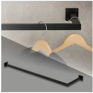 ML-Design Garderobenständer Kleiderstange Schwarz
