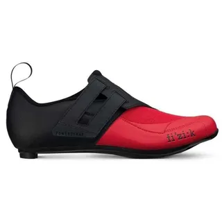 Fizik Powerstrap R4, Unisex - Erwachsene Triathlonschuhe, Unisex, TRR4PSMI1, Weiss SCHWARZ, 47 EU