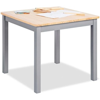Kindertisch PINOLINO "Fenna, grau/natur" Tische B/H/T: 57 cm x 51 cm x 57 cm, beige Kinder Kindertische Tisch für