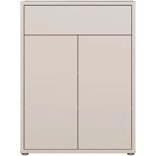Forte Alice Springs 74,5 x 99,1 x 34,9 cm mit 2 Türen und 1 Schublade / Beige