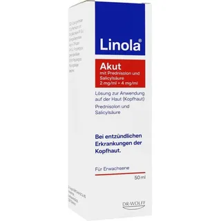 Dr. Wolff Linola Akut m.Predn.+Salicyls.2+4 mg/ml Lsg.Kopfh. 50 ml