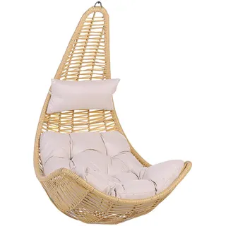 Beliani Hängesessel ATRI II Beige