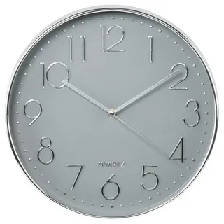 Hama Wanduhr 30,0 cm 00185874 grau/silber