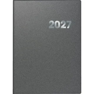 Brunnen Buchkalender 789 A4 grau 2027