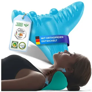 Healthfix Nacken-Massagegerät Healthfix Nackenstrecker blau