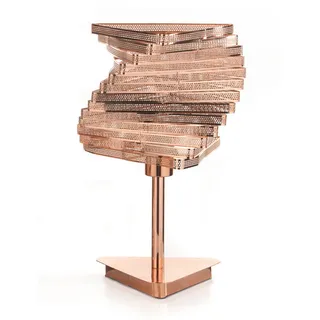 Tischleuchte, Kupfer, Metall, 25x40x25 cm, Lampen & Leuchten, Innenbeleuchtung, Tischlampen, Nachttischlampen