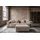 mit Hocker Cord taupe