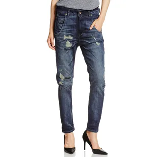Diesel Fayza 0854T Damen Jeans Hose Boyfriend (DE/NL/SE/PL, Bundweite & Schrittlänge, 25, 32, Blau) - 25W / 32L