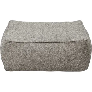 Grow Bouclé Garten-Pouf grau
