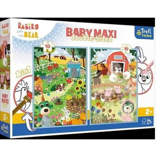 Puzzle Baby Maxi 2x10el Trefl Poznaj Bobaski pudełko