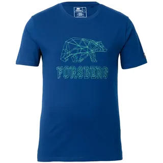 Forsberg T-Shirt mit Dimensions-Logo XL blau