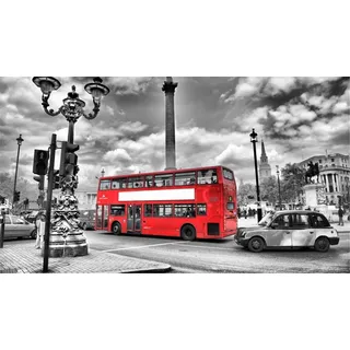 ZSFFSZ Jigsaw Puzzle 1000 Stück Schwarz Und Weiß London Classic Puzzle DIY Kit Holzspielzeug Einzigartiges Geschenk Home Decor