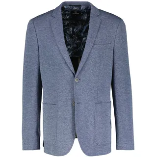 Lerros Jerseysakko "Jerseyblazer mit Innenfutter-Print", Herren, Gr. 26, blau (classic navy), 77% Polyester, 23% Viskose, Sakkos