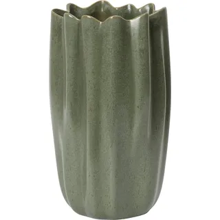Ferm Living Nium Vase dunkelgrün 23 cm