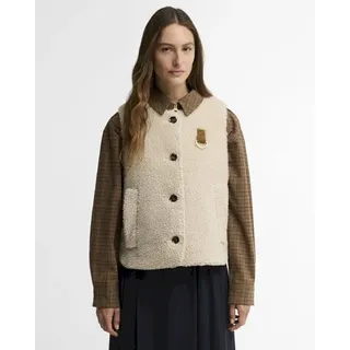 Barbour Bowes Fleece Gilet - Fleeceweste - Damen Ecru UK 10 / S