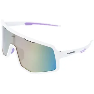 Gamswild Sonnenbrille UV400 Sonnenbrille Fahrradbrille Skibrille TR90 schnelle Brille Damen Herren WS4042 in, lila, blau, schw.-rot, oliv, beere, weiß weiß