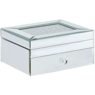 Schmuckkästchen Silber Accessoires Aus Glas Und Kunststoff Vielseitige Nutzungsmöglichkeiten Elegante Akzente Schmuckaufbewahrung Modern