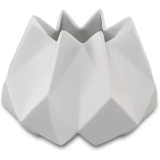 GOEBEL Polygono Star 14 cm Weiß