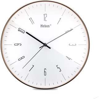 MEBUS Wanduhr 30 cm 18951 kupfer