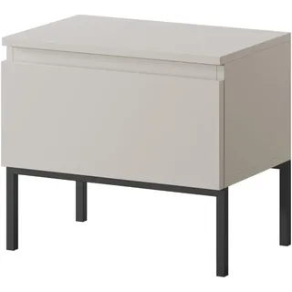 Selsey Nachttisch Bemmi 49 x 43 x 32 cm Beige/Schwarz