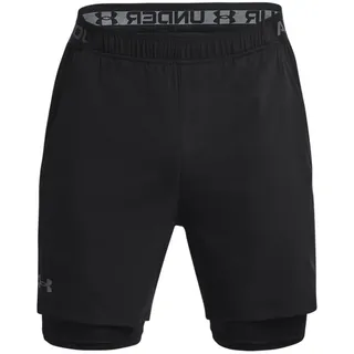 Under Armour Vanish Woven 2in1 Trainingsshorts Herren 002 black/black/pitch gray S