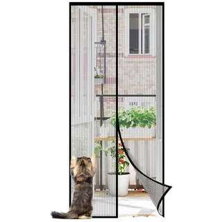 Sekey Fliegengitter Balkontür 100 x 220 cm Schwarz