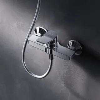 AM.PM Duscharmatur Einhebel Brausebatterie Chrom Armatur Mischbatterie Brausearmatur Brausebatterie Wasserhahn Bad Mischbatterie Dusche