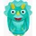 Small Friend Kinder Rucksack 4L, Dinosaur, Kindergartenrucksack Kleiner Freund Dinosaurier Türkis