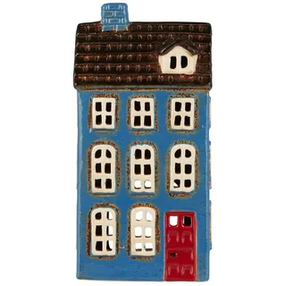 ib laursen Teelicht My Home Town 20,5 cm blau