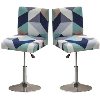 Stretch Stuhlhussen Barhocker Bezug Barstuhlbezug mit Rückenlehne 1/2/4/6 Stück Hussen für Barhocker Waschbarer Bar Stuhl-Abdeckung Passend,für Café Schemel Hohe Barhocker Stuhl Bezüge ( Color : #14 ,