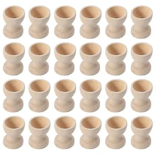24er-set Eierbecher Aus Holz